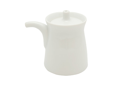 白山陶器 Ｇ型しょうゆさし 小 白磁｜和食器の通販 monsen