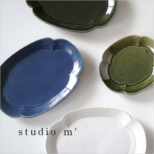 studio m' リアン 取皿 藍｜和食器の通販 monsen